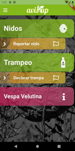 Android application Avisap screenshort