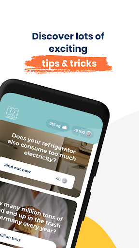 Android application Earnest - living sustainably screenshort
