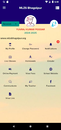 Android application MLZS Bhagalpur screenshort
