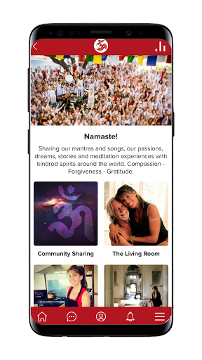 Android application Deva & Miten’s Gayatri Sangha screenshort