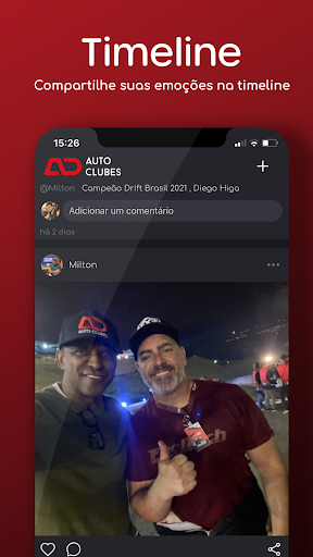 Android application Auto Clubes screenshort