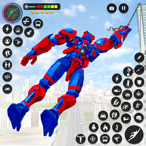 Spider Rope Hero Robot Game Apps on Google Play