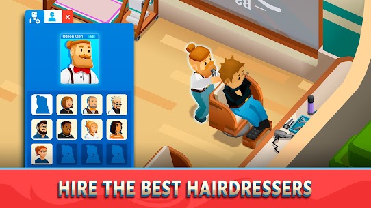 Idle Barber Shop Tycoon – Business Management Game Mod Apk 1.0.7 (Unlimited Money) 2
