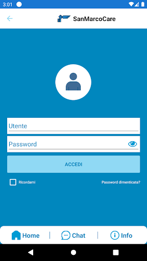 Android application SanMarcoCare screenshort