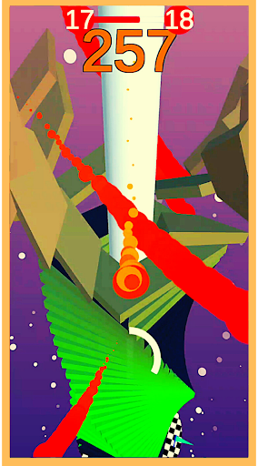 Smash Helix 3D-Drop Stack Ball