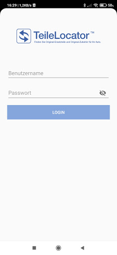 TeileLocator Screen 2