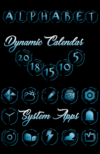 Black Army Sapphire Icon Pack APK (Patched/Full) 3