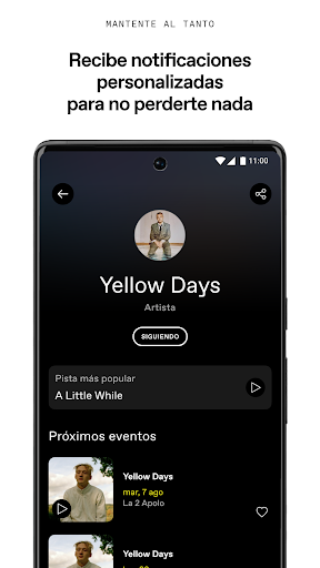 DICE: Eventos en directo Captura de Pantalla de la Aplicación Android 3