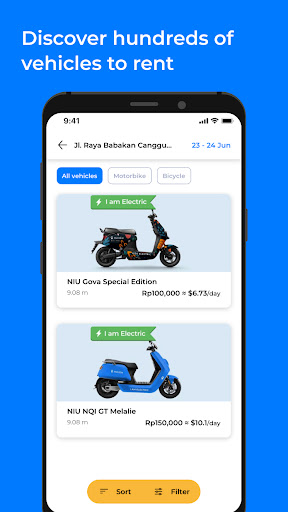 Android application Melalie screenshort