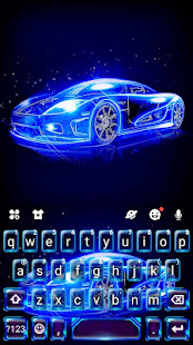 Neon Sports Car Keyboard Theme 7.2.0_0323 APK screenshots 5