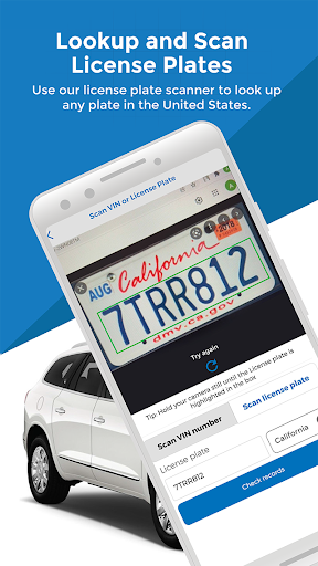 VIN Decoder & License Plate Screen 3