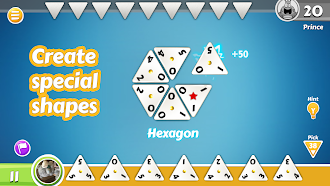 Game screenshot Triominos, Triangular Dominoes hack