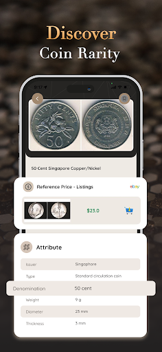 Coin Value Identify Coin Scan screenshot