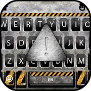 Metal Warning Line Keyboard Theme