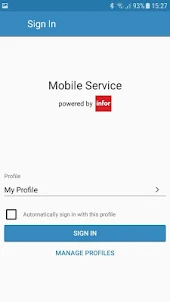 Infor LN Mobile Service