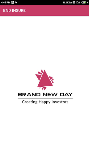 Android application BND INSURE screenshort