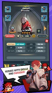Rumble Squad: Idle Pixel RPG - Screenshot 1