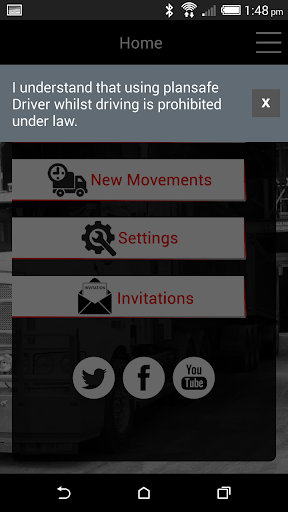 plansafe Driver Screen 3