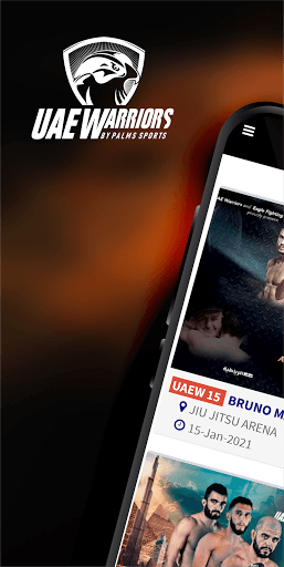 Android application UAE Warriors screenshort