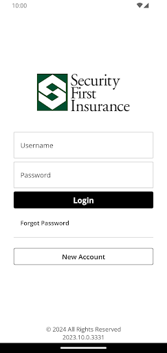 Android application Security First Insurance screenshort