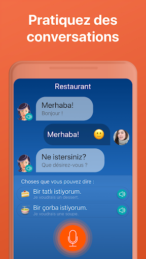 Mondly: Apprendre le turc Capture d'Écran de l'Application Android 4