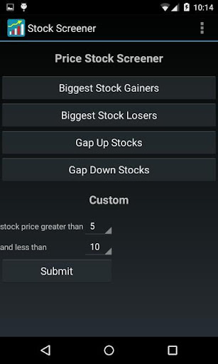 Stock Screener - Finance - apps