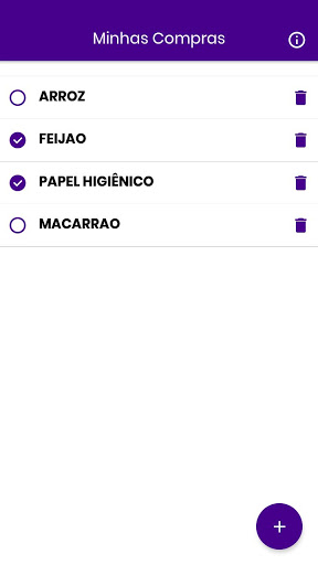 Android application Minhas Compras - Lista Fácil screenshort