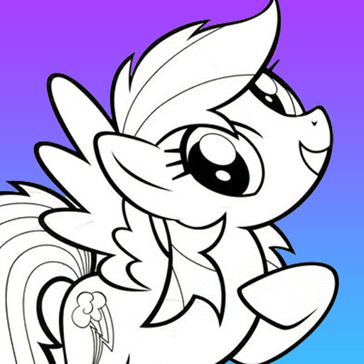 How to draw Little Pony. logo