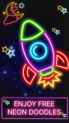Neon Doodle : Glow Art Drawingのおすすめ画像1