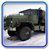 Army Snow Truck 3D Driving Uphill Simulation Game icon