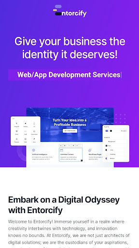 Android application Entorcify screenshort