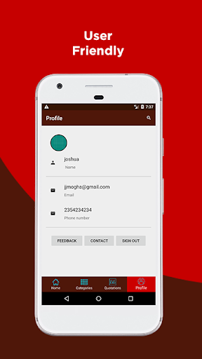 Android application Zabuni screenshort