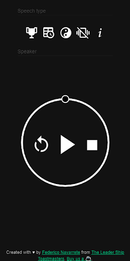 Android application Toastmasters Timer Lite screenshort