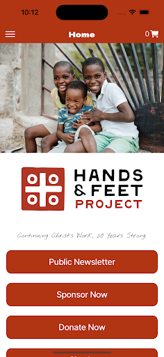 Hands & Feet Project Screen 2