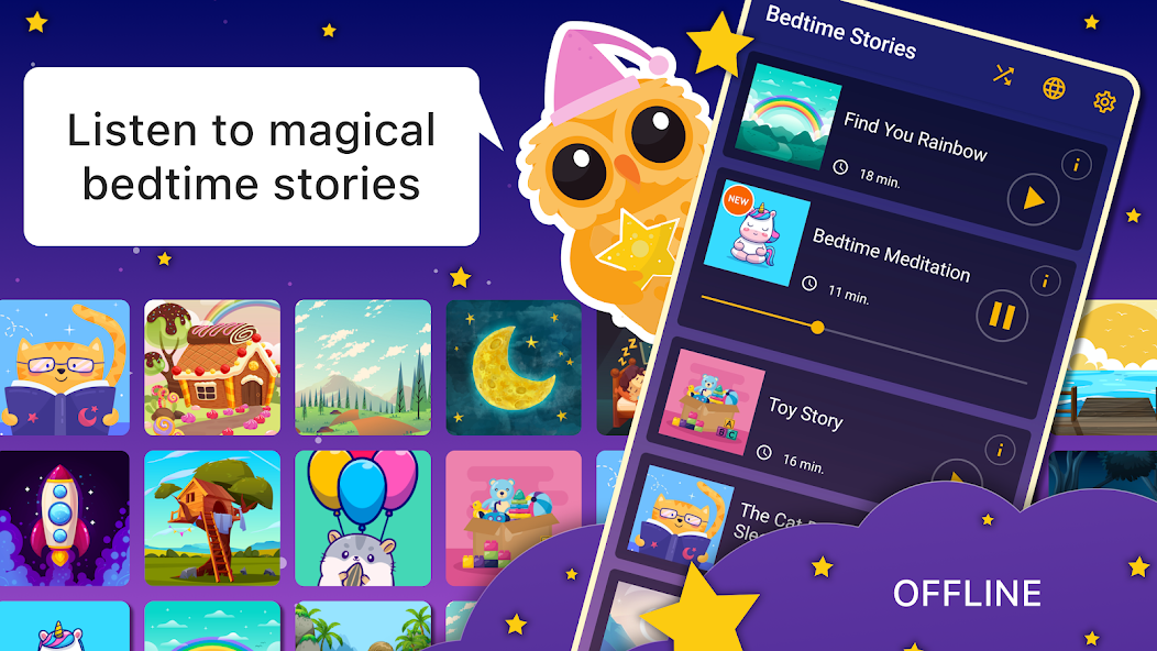 Bedtime Stories for Kids Sleep 6.24.6 APK + Mod (Unlimited money) untuk android