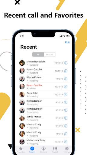 Contacts - IOS15 icontacts Screen 2