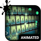 Green Disco Animated Keyboard + Live Wallpaper icon
