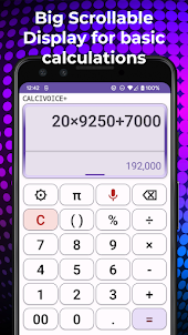 Calculator Plus With Voice