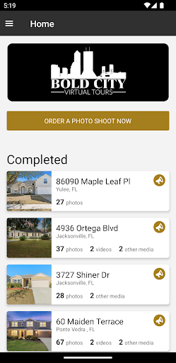 Android application Bold City Virtual Tours screenshort