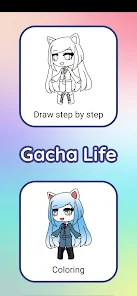 How to draw Gacha step by step - Apps on Google Play