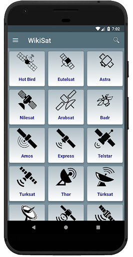 Android application All Sats Frequencies - WikiSat screenshort