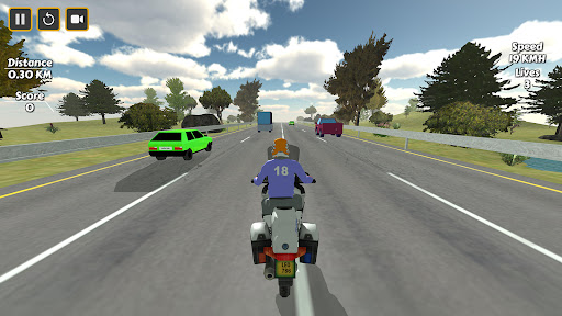Motorcycle Traffic Rider Screen 2