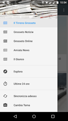 Android application Grosseto notizie locali screenshort