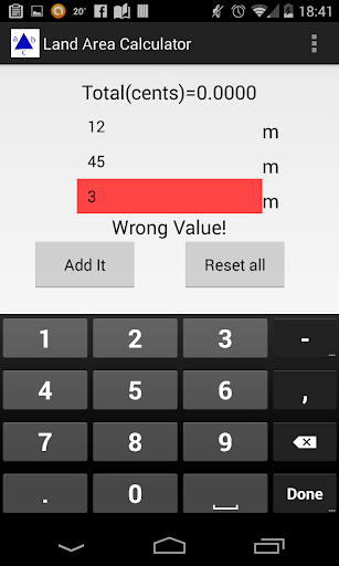 Land Area Calculator Screenshot 2 - AppWisp.com