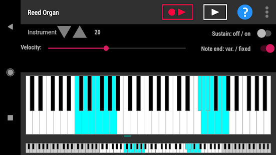 Simple piano with recorder 214952 APK screenshots 5