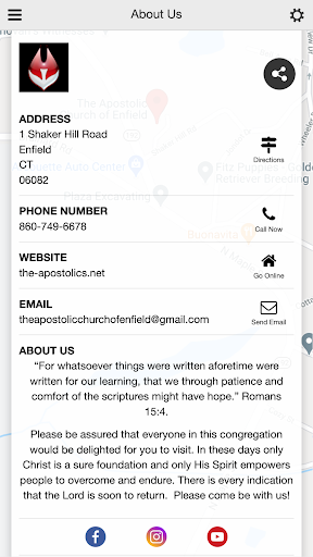 Apostolic Church of Enfield Screen 3