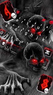 Zombie Monster Skull Tastatur-Thema Screenshot