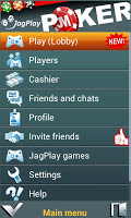 screenshot of JagPlay Texas Poker