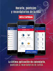 Screenshot 6 NBA 2023 Horario recordatorios android