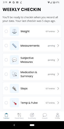 Android application NuStrength - Tracker screenshort